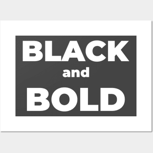 Black And Bold Posters and Art